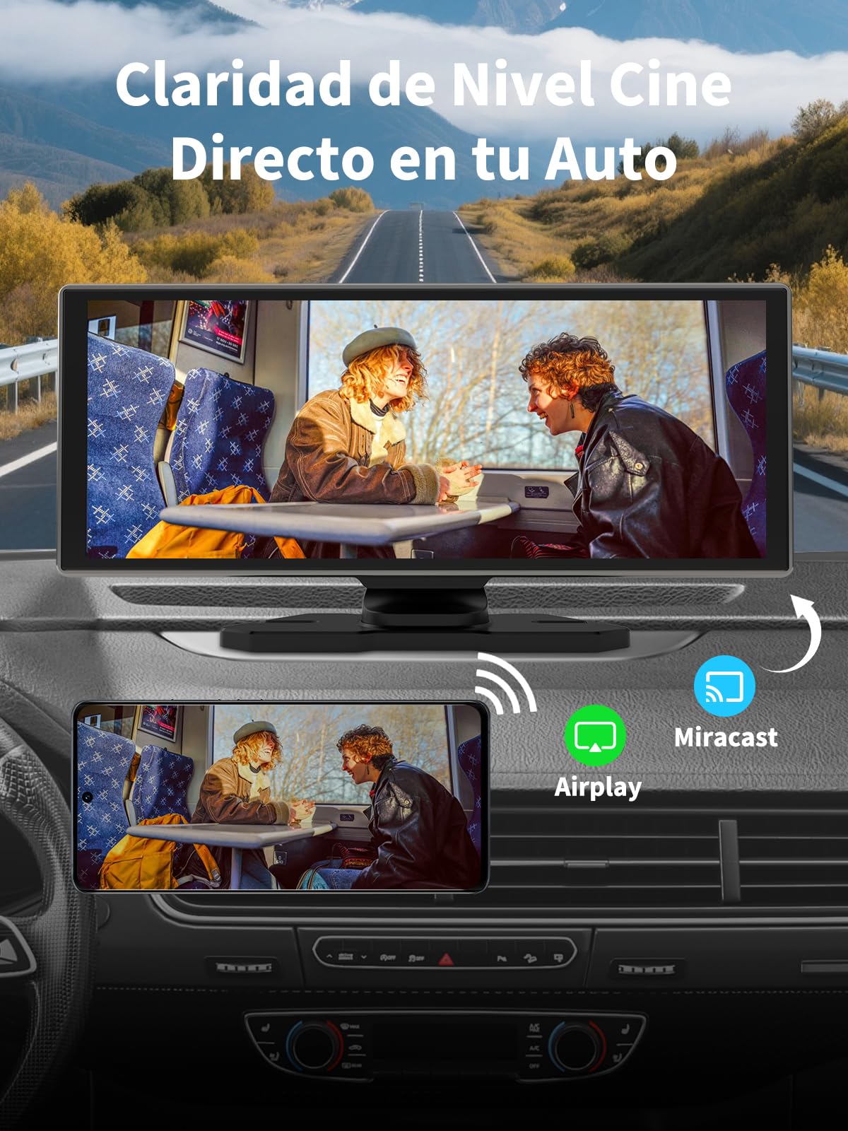 Amazon.com: Largest Portable 11.26'' Wireless CarPlay/Android Auto
