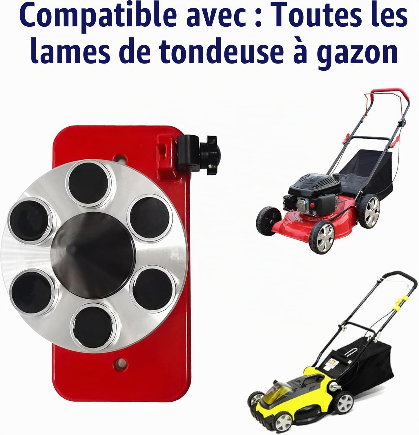 Équilibreur de Lame de Tondeuse à Gazon, Équilibreur de Lame de Précision Montage Mural 339075B 42-047, Équilibre Les Lames Après l'affûtage, pour Toutes Les Lames de Tondeuse à Gazon