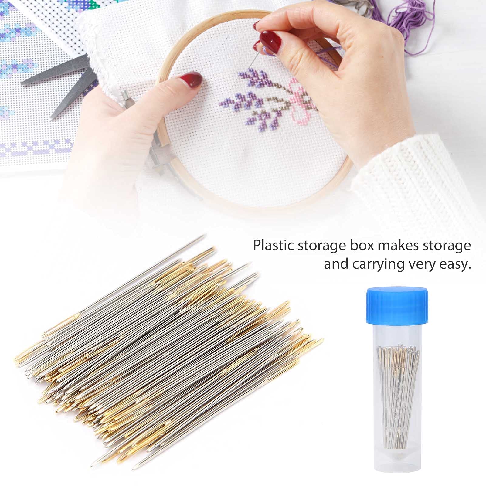Amazon | ステッチ針セット `、刺繡針クロスステッチ針縫い用(26