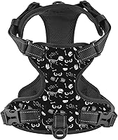 Vista 9 de Arnés reflectante vintage para perro, chaleco suave sin tirones, para perros pequeños, medianos y grandes, tamaño pequeño