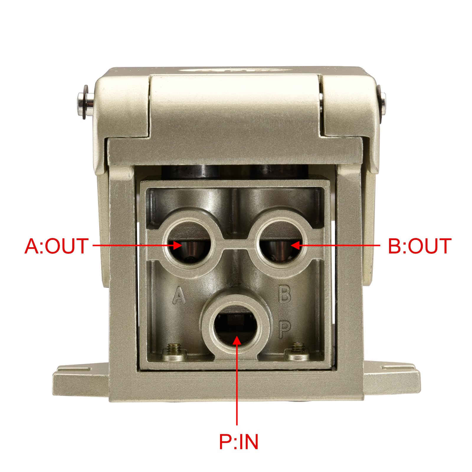 Valvola Pneumatica A Pedale 5 Vie - G1/4, Comando A Pedale Per Macchine Industriali