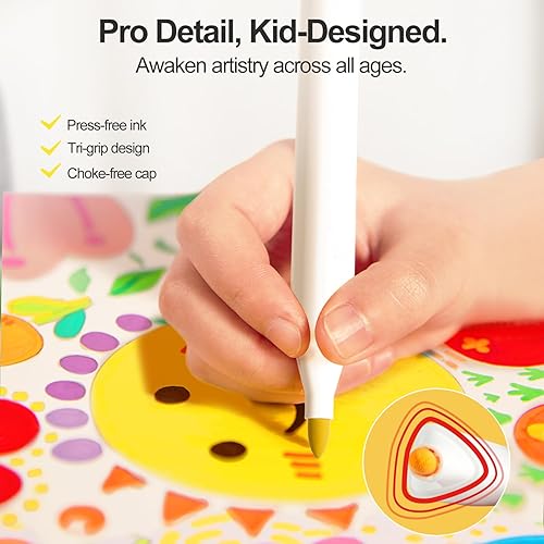 Miniatura 4 de Jar Melo Rotuladores de pintura acrílica, tinta profesional con fuerte cobertura, ideal para arte rupestre, manualidades, regalos, amado por