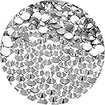 NCB 3000pcs Flatback Round Glass Nail Art Rhinestones Crystal for DIY Making Accessories Shoes, Clothes, Face Art, Bags, Manicure (Labrador, SS3 3000pcs)