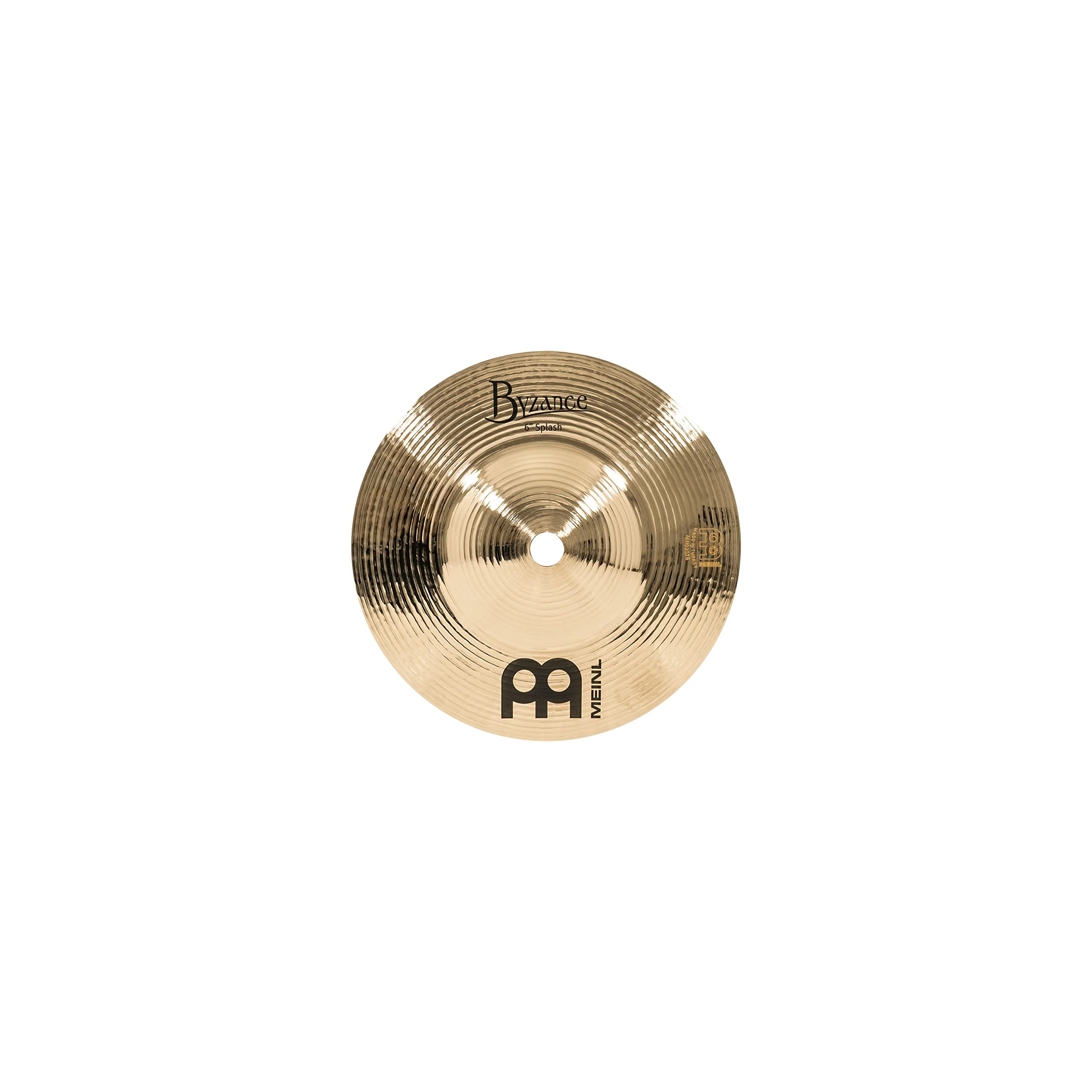 Meinl Cymbals Byzance Brilliant Piatto Splash 6 pollici (15,24cm) per Batteria - Bronzo B20 , Finitura Brillante (B6S-B)