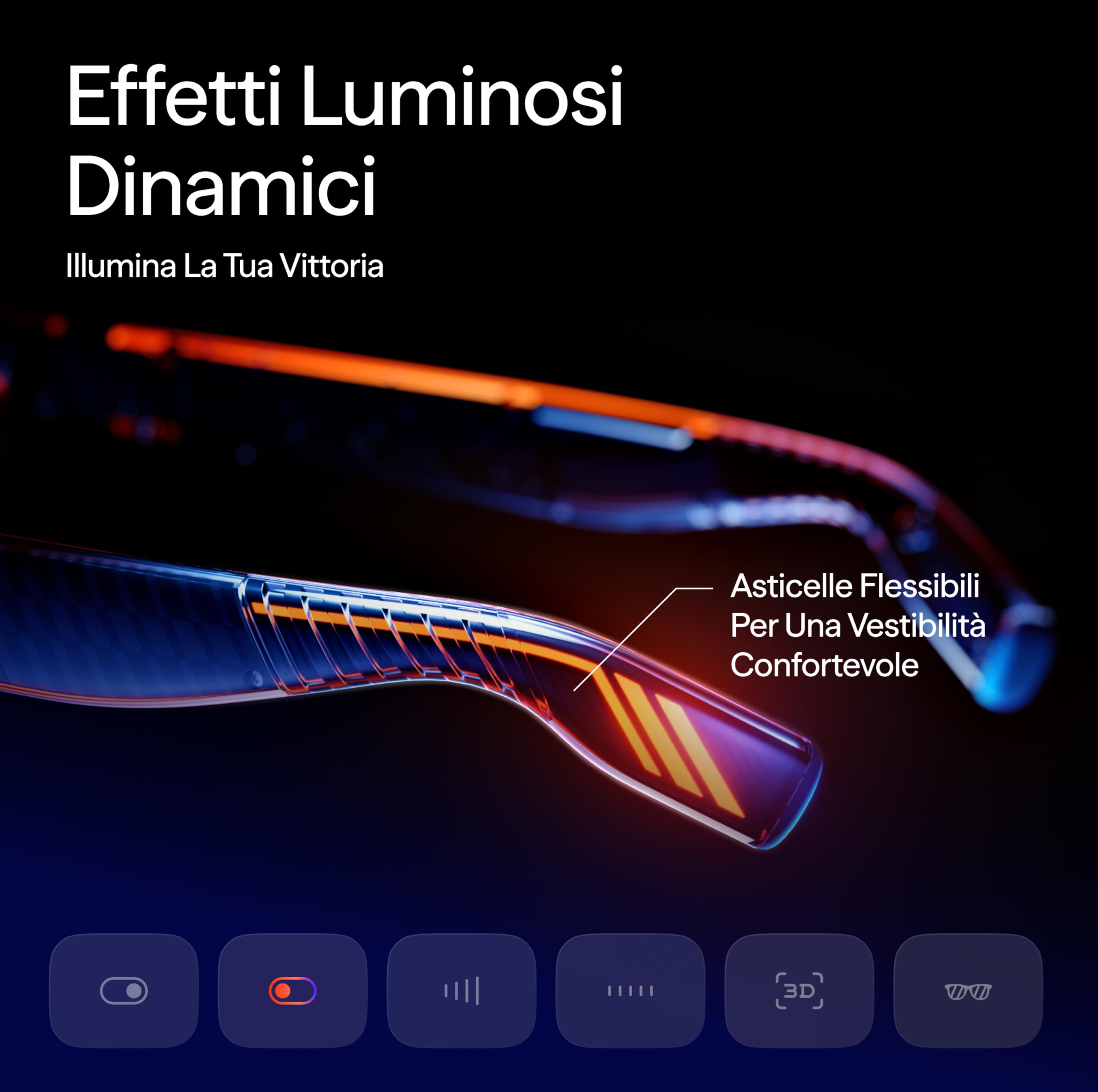 VITURE Occhiali XR Luma PRO — Display Ultra Nitido da 152” a 1200p 120Hz, Campo Visivo 52°, Pellicola Elettrocromica, Harman Audio, per iPhone 17/16/15, Android, Mac, PC, Steam Deck, Switch 2-Grande