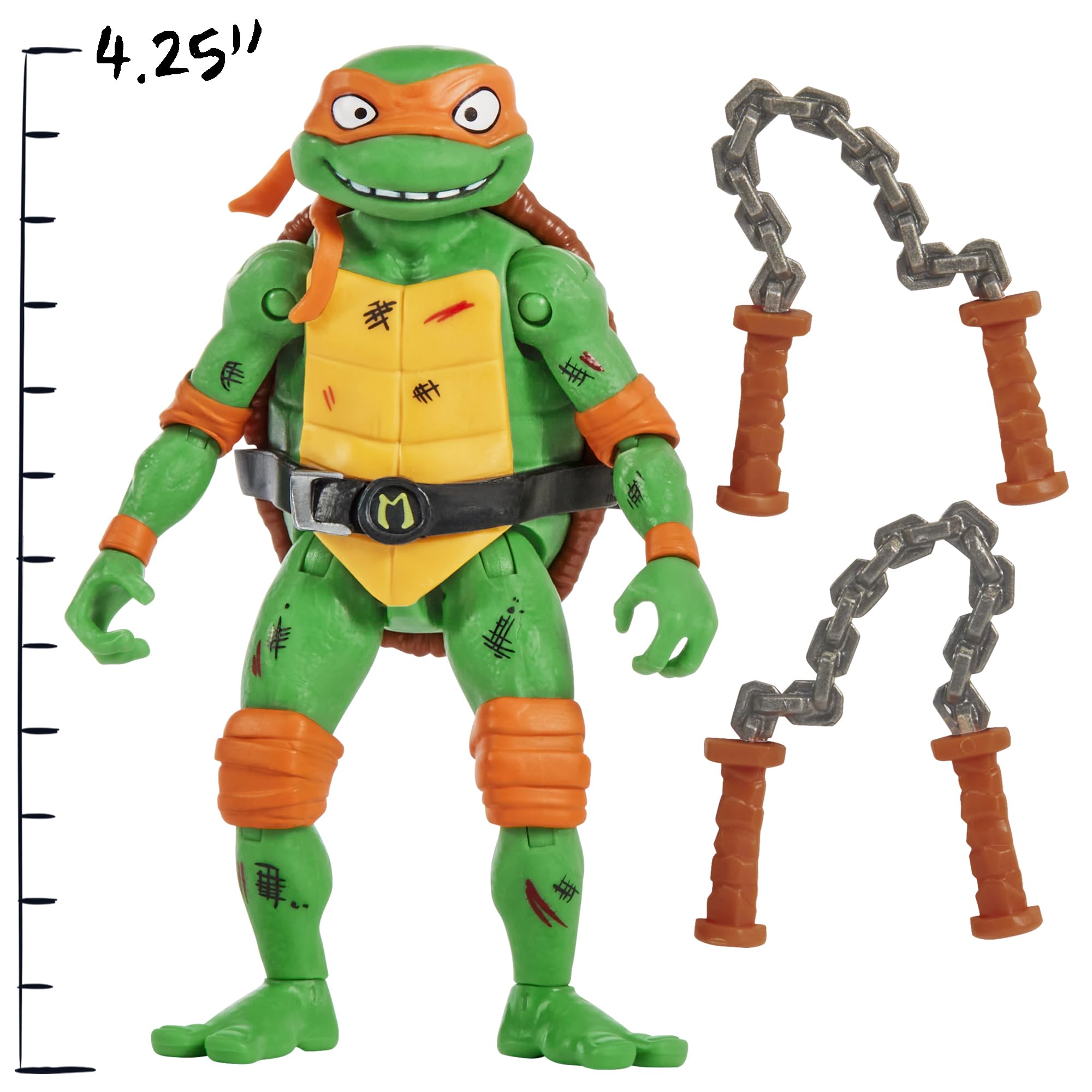 Amazon.com: TEENAGE MUTANT NINJA Michelangelo vs Leatherhead