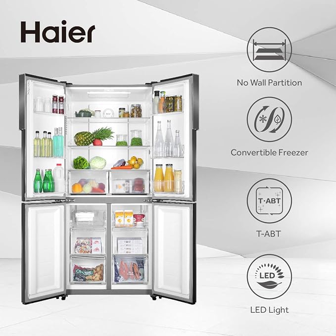 haier 531 litres french door refrigerator