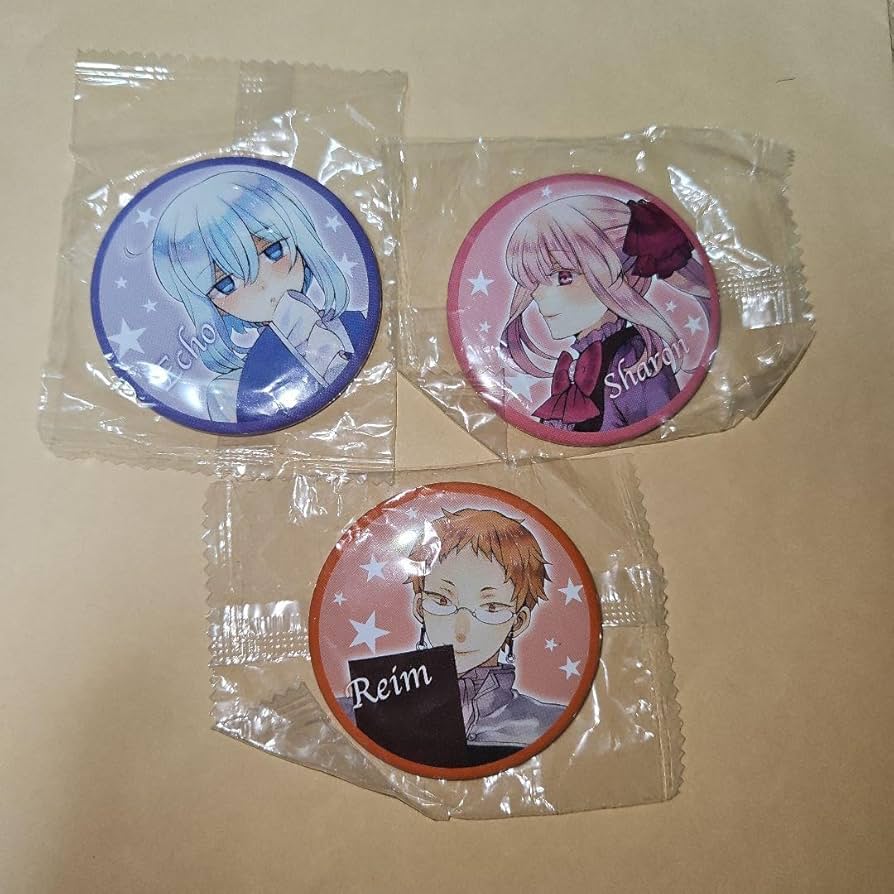 パンドラハーツ 缶バッジ ブレイク レイム シャロン エコー PandoraHearts 缶バッジ ブレイク レイム シャロン エコー