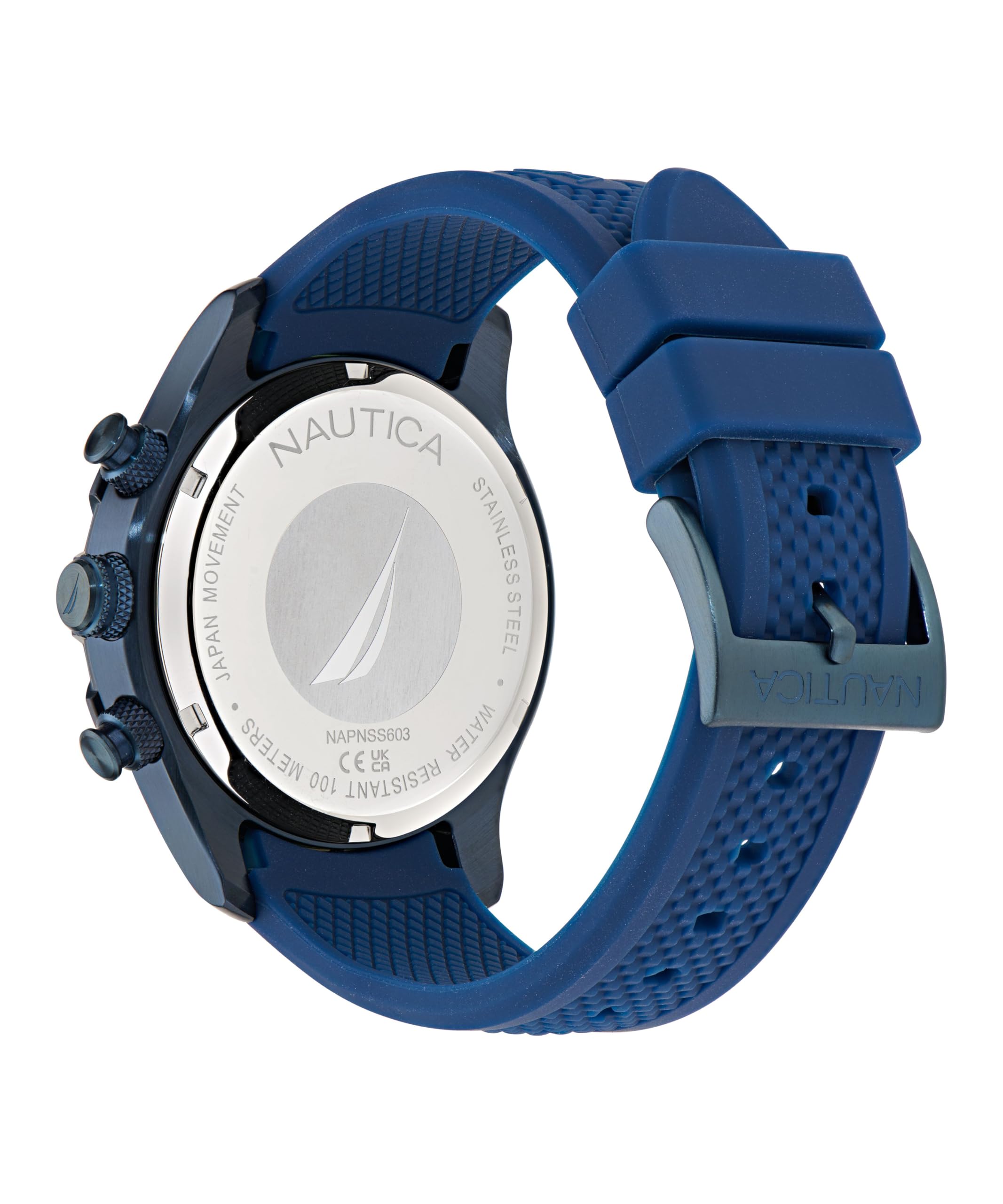 Nautica Riding SAIL NAPRSS603 - Orologio da uomo con cinturino in silicone, colore: blu