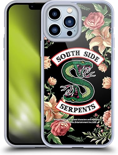 Miniatura 8 de Head Case Designs Funda de gel suave con licencia oficial de Riverdale con logotipo de mármol blanco y negro compatible con Apple iPhone 13 Pro Max