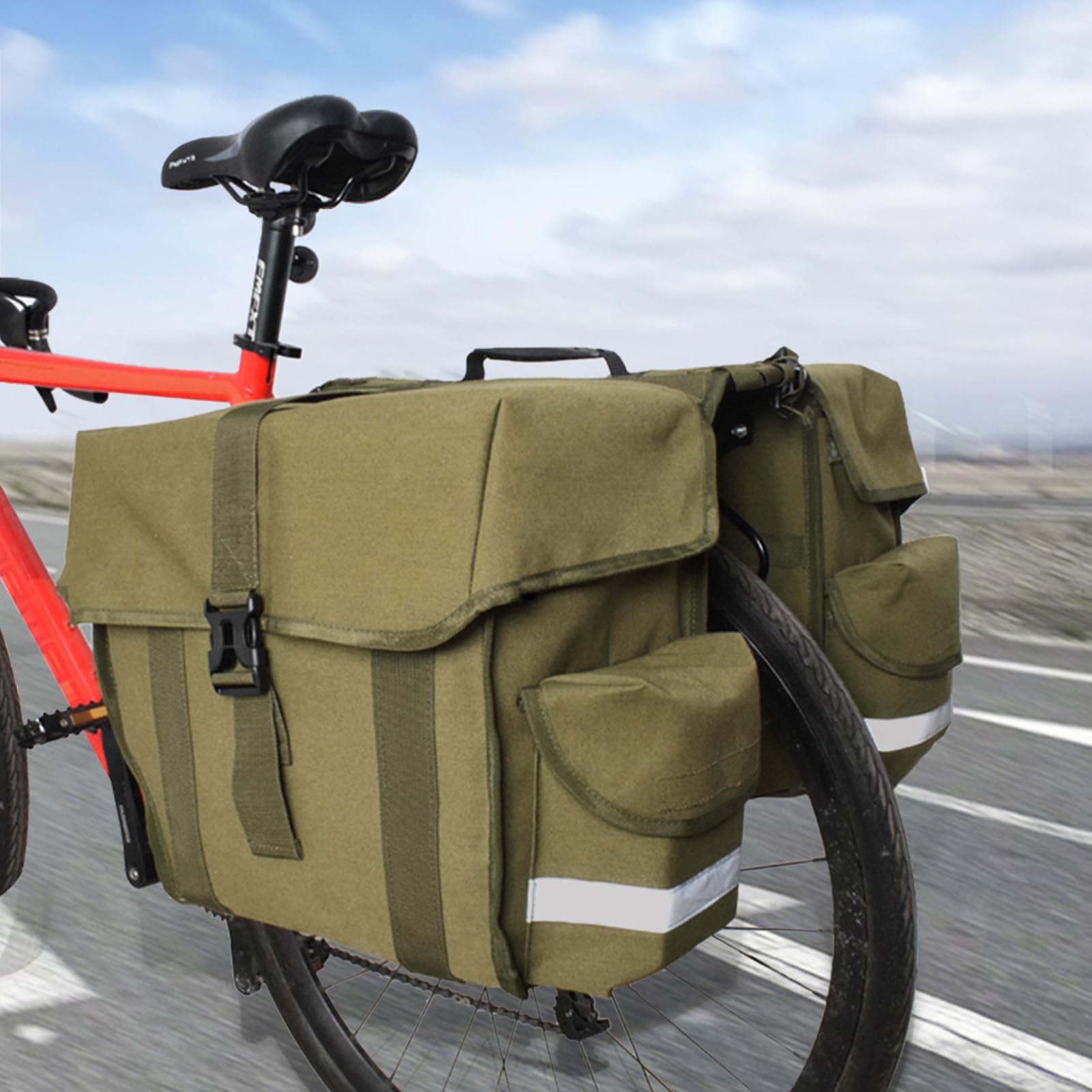 Cryfokt Spaziosa Borsa Portapacchi Posteriore da Ciclismo a Tenuta (43