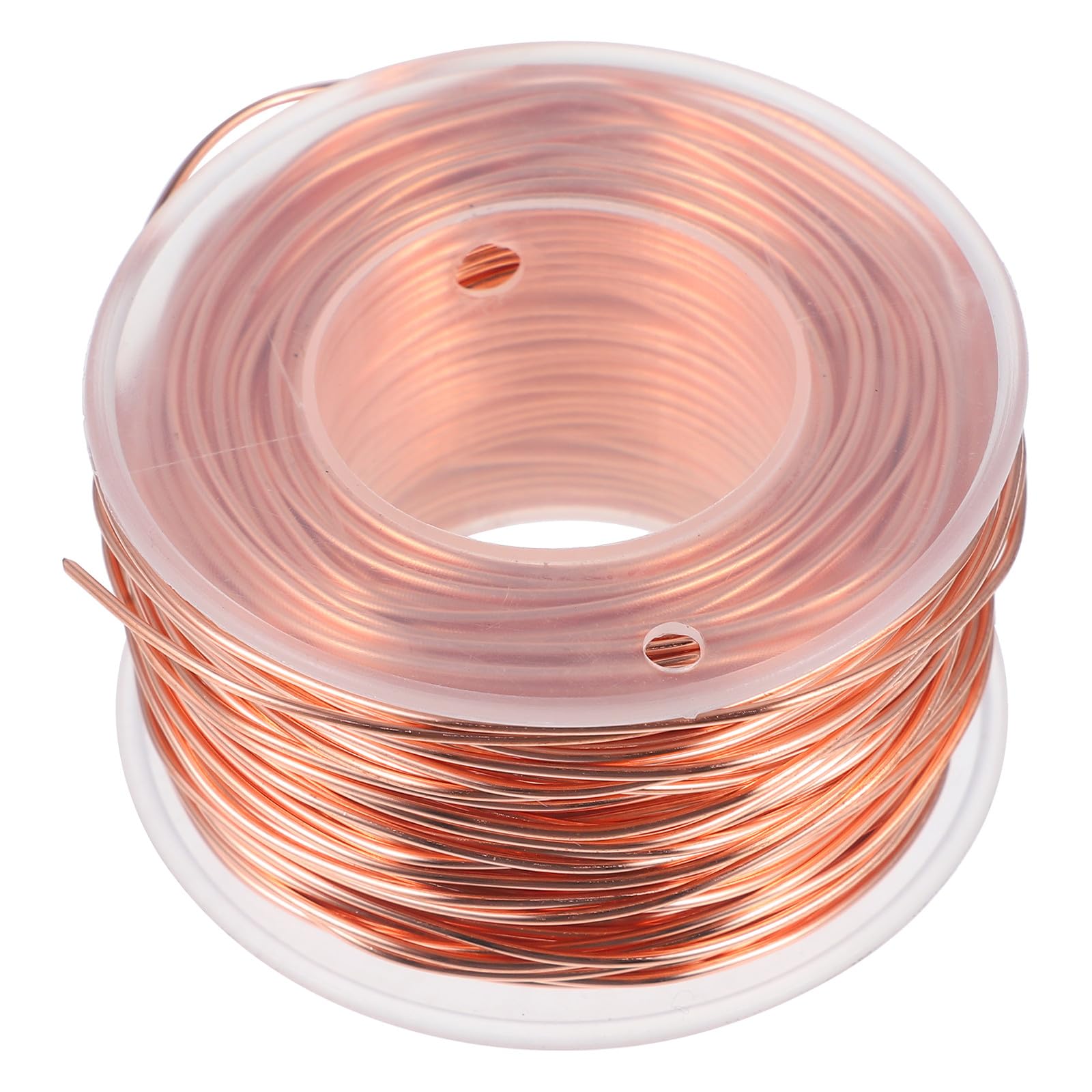 Filo di Rame 18 Gauge 131/40 M per Elettrocoltura | Avvoltoio da 0, 62 Lb, Uso Artigianale, Struttura Solida e Portatile, per Antenne Idroponiche