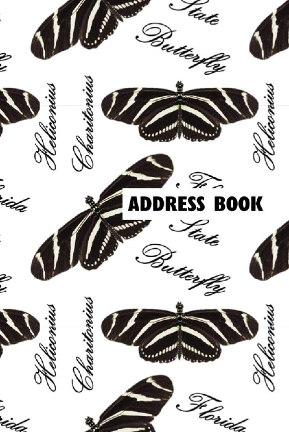 Florida State Butterfly: Zebra Longwing Address Book