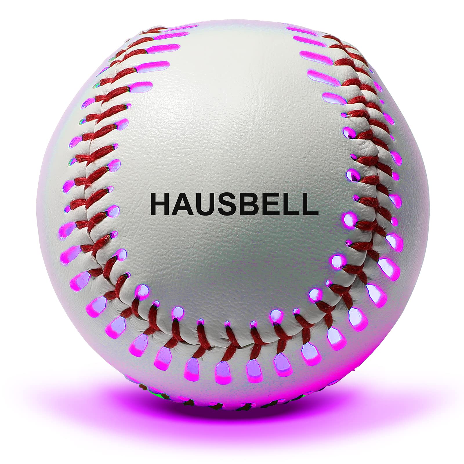 HAUSBELLLight Up Baseball, Glow in The Dark Baseball with 6 Changing Colors, Baseball Gifts for Boys, Girls, Adults, Official Size & Weight Baseball