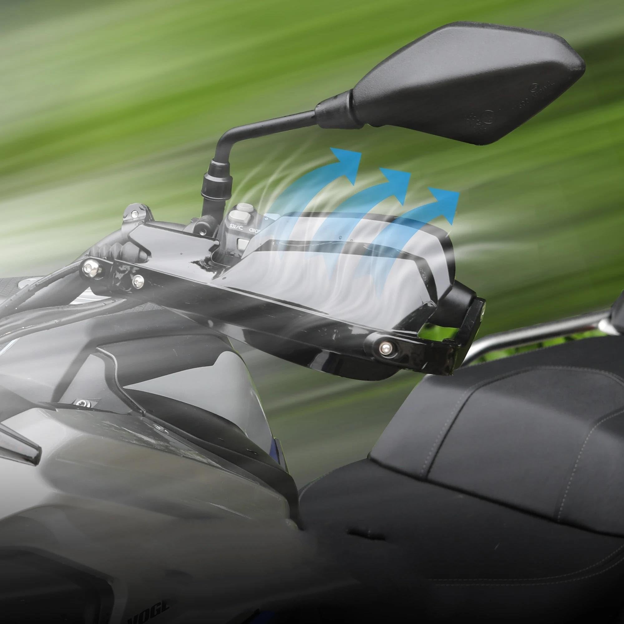 Deflettori paramani Paramani Per Moto, Deflettori Antivento, Protezioni Per Manubrio Per VOGE 800rally 2025-2026, Protezione Protezione antivento