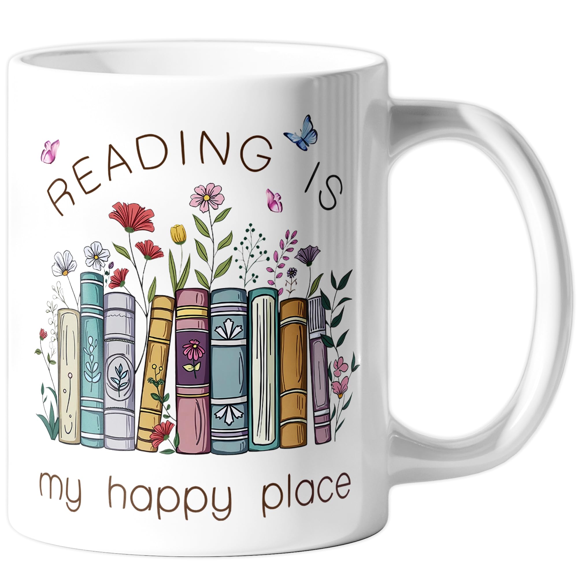 Book Lovers Gifts Mug 11oz - Reading/Bookworm Gifts for Women