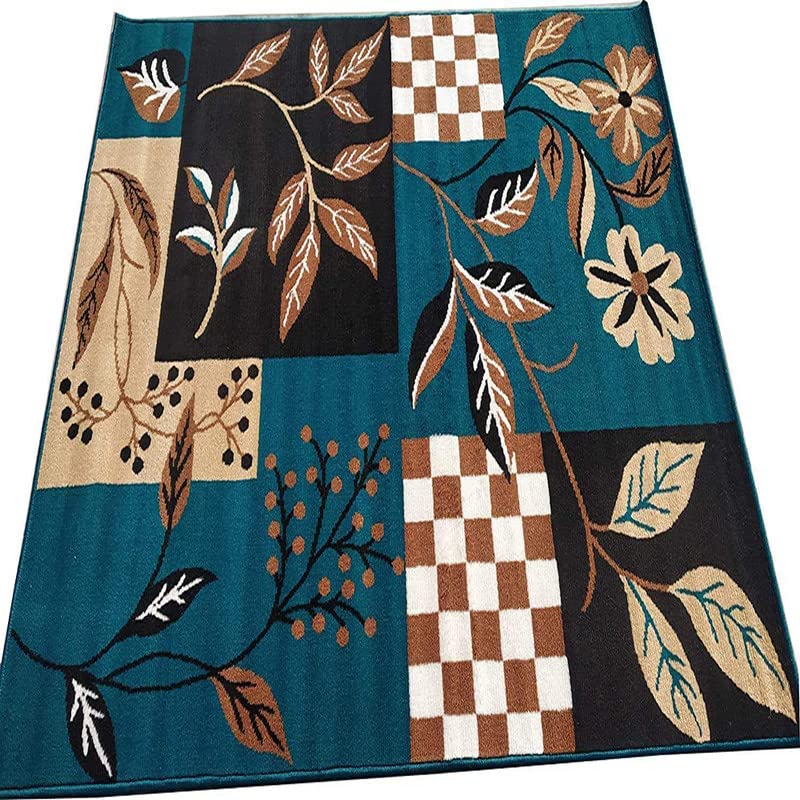 Image of Home Decore Acrylic Carpet for Your Living Room & Drawing Room Aywhere in Your Home (150x210 Green Colour)- 5x7 Feet
