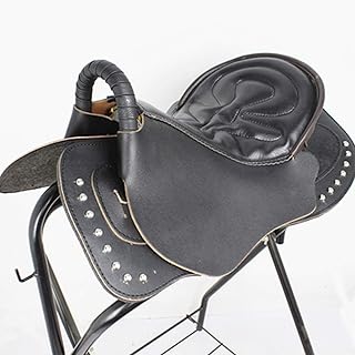 XMXM Equipo de Silla de Montar de Silla de Montar de Silla de Montar para Adultos Equipo de Caballo Equipo de Caballo Asiento de Silla de Montar Asiento Profundo Sillín a M