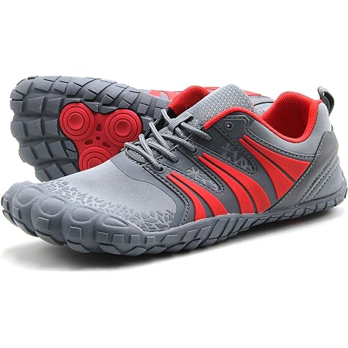 Oranginer Men's Barefoot Shoes - Big Toe Box - Minimalist Cross Training Shoes for Men