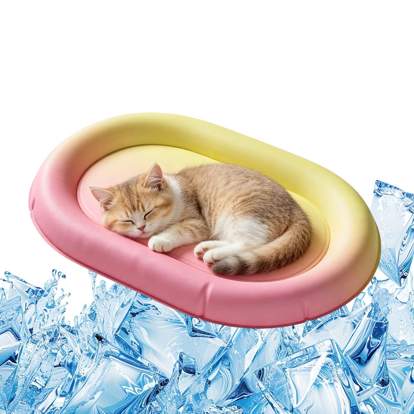 Tappetino refrigerante per gatti, leggero, resistente ai , impermeabile, per l'estate, all'aperto, casa, auto, viaggi, patio, gabbie per cani che dormono