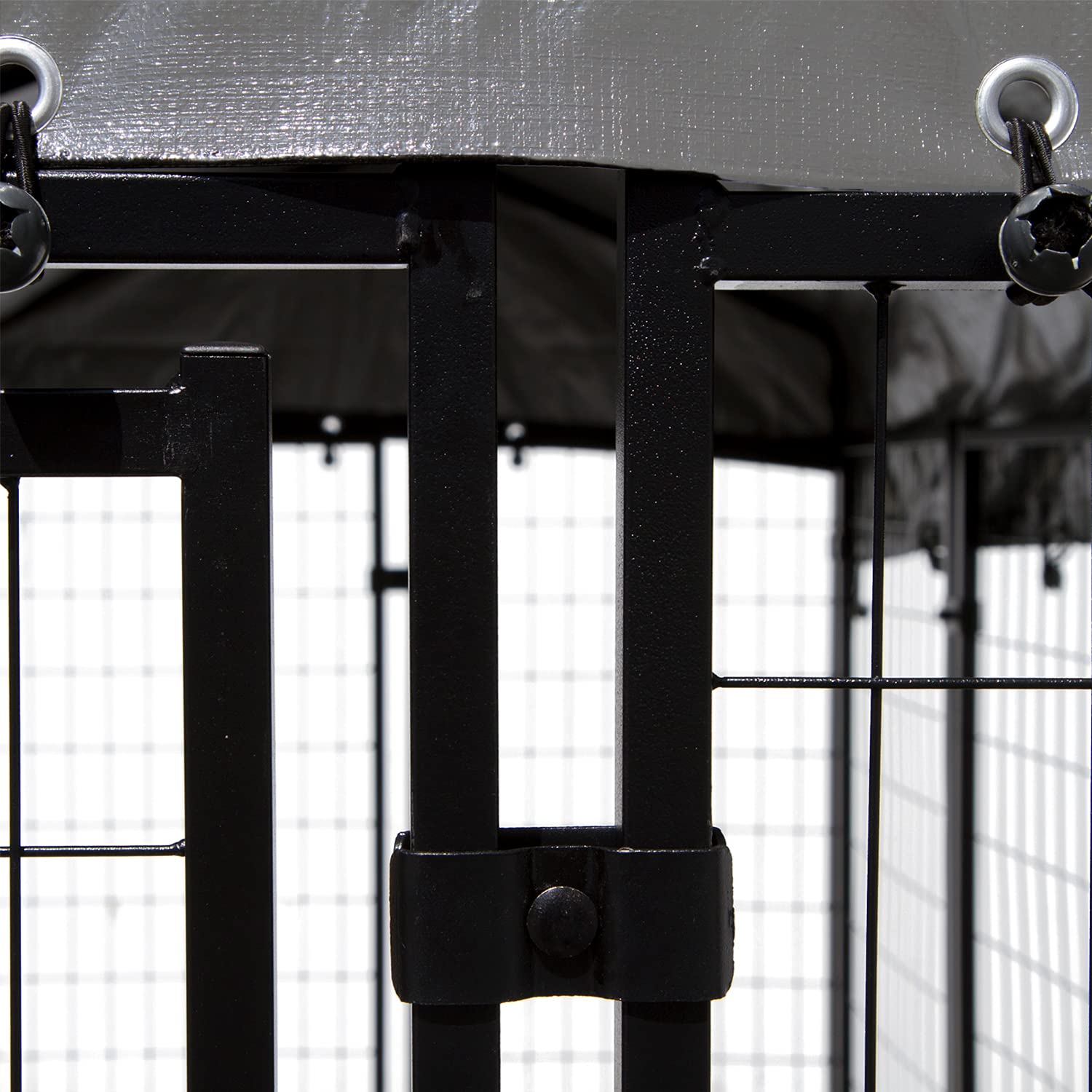 Buy Dog Kennel Outdoor, Outside Kennels, Large Wire Crate, 4x8x6 Ft