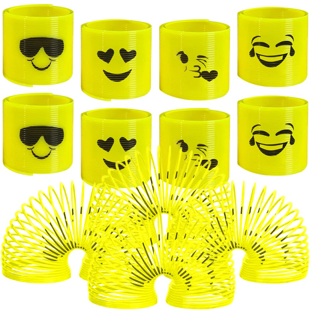 Buy ArtCreativity Mini Emoji Coil Springs, Set of 12, Plastic Coil