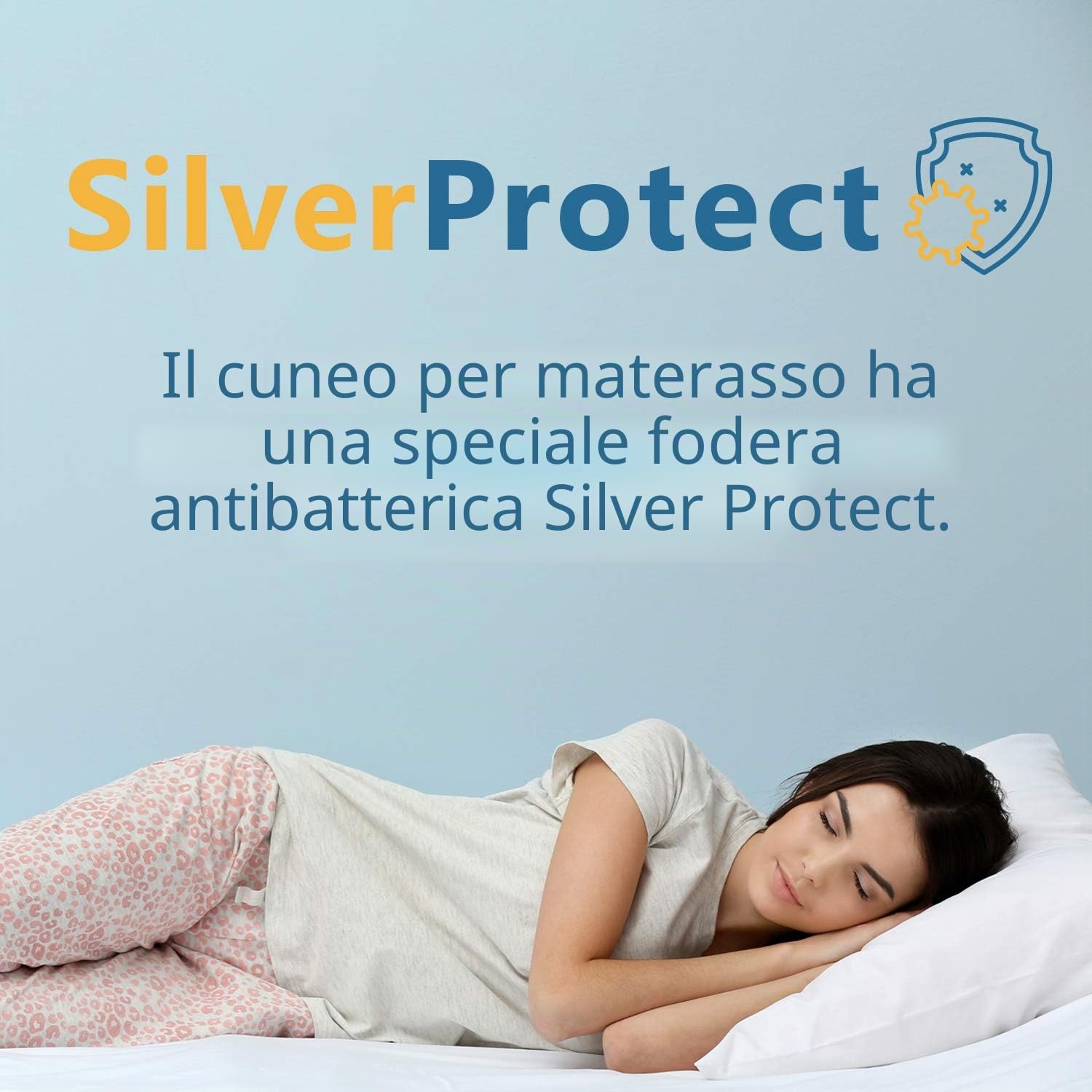 PROCAVE Unisci-materassi per Letto Matrimoniale, con Rivestimento Protettivo, 25 x 200 cm