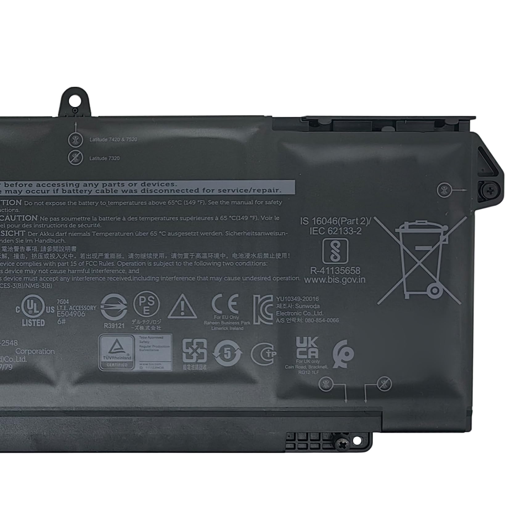 Amazon.com: FCZFCZ 9JM71 Battery Replacement for Dell Latitude
