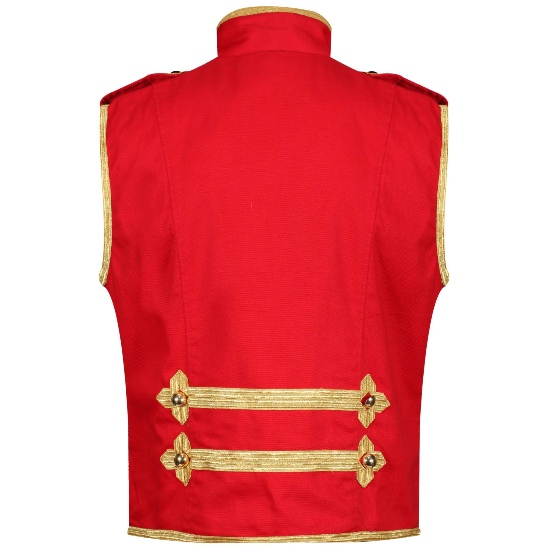 Ro Rox Men's Marching Band Vest Drummer Sleeveless Parade Jacket