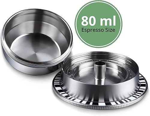 Miniatura 9 de Cápsula de café, cápsulas Vertuo reutilizables de acero inoxidable – Cápsulas Vertuoline recargables compatibles con Nespresso Vertuoline GCA1