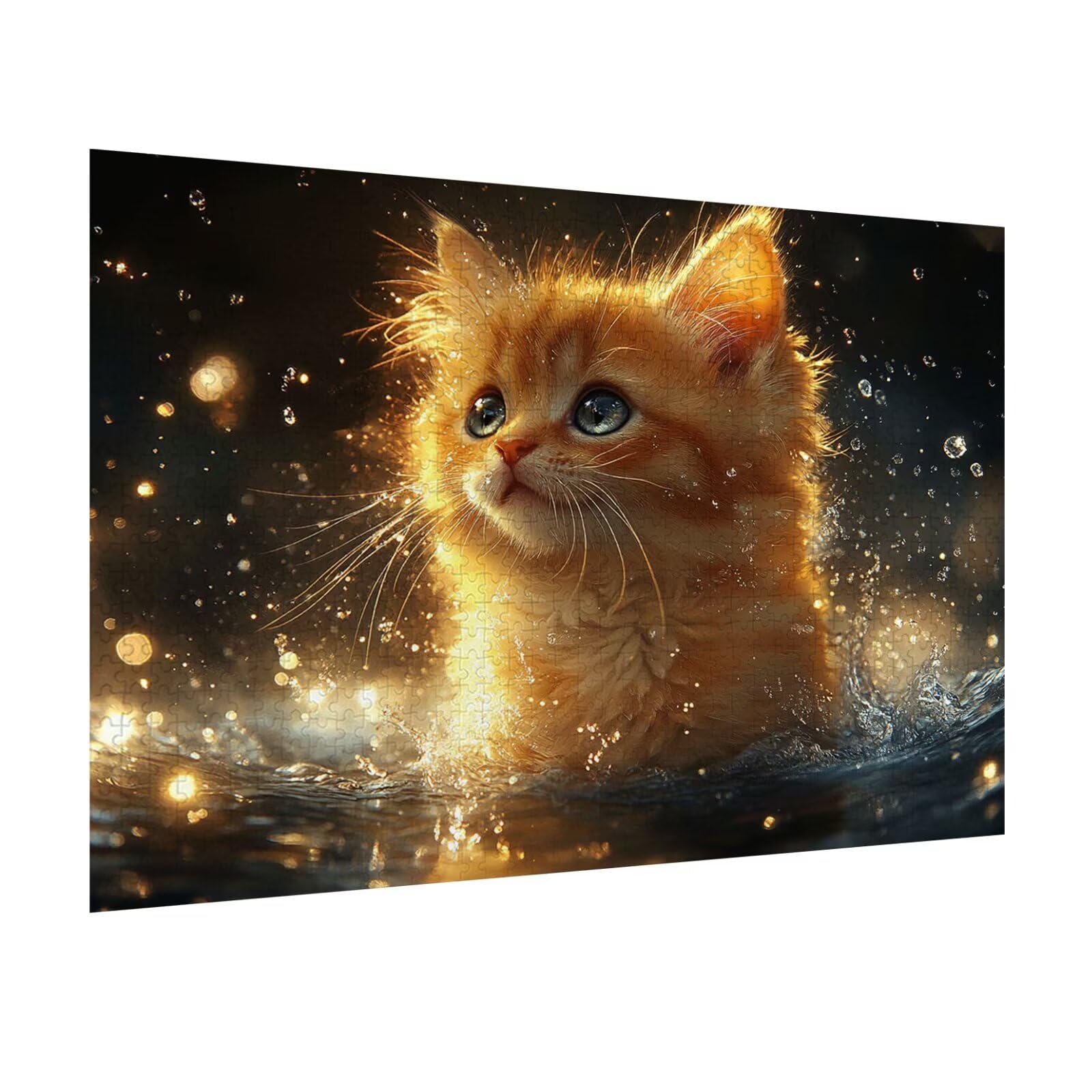 Puzzle 1500 sztuk zwierząt Trudne drewniane puzzle, n-482 | Niemożliwe wyzwanie, inteligentna gra zręcznościowa, gry logiczne dla całej rodziny, pomysł na prezent, staw