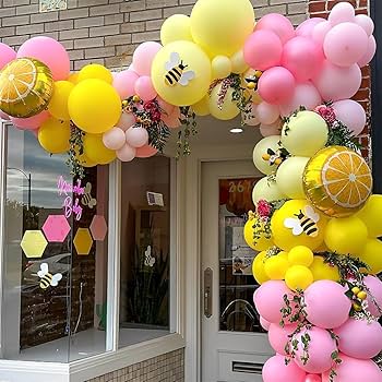 Amazon.com: 143Pcs Lemon Balloon Arch Garland Kit Pastel