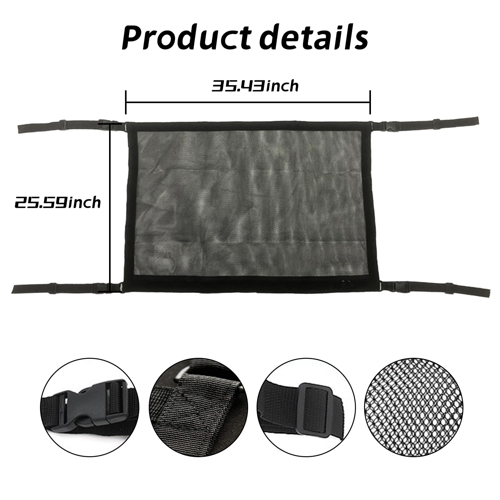 Filet De Rangement Pour Plafond De Voiture, Suppor... – Grandado