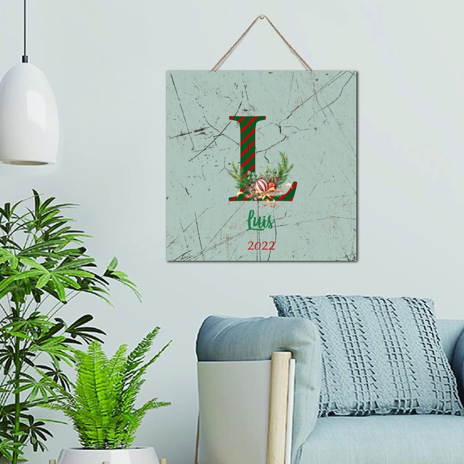 Décoration murale rustique en bois personnalisée : cadeau idéal