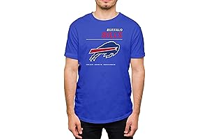 NFL - Team Logo and Stats - Adult Unisex Short Sleeve Fan...