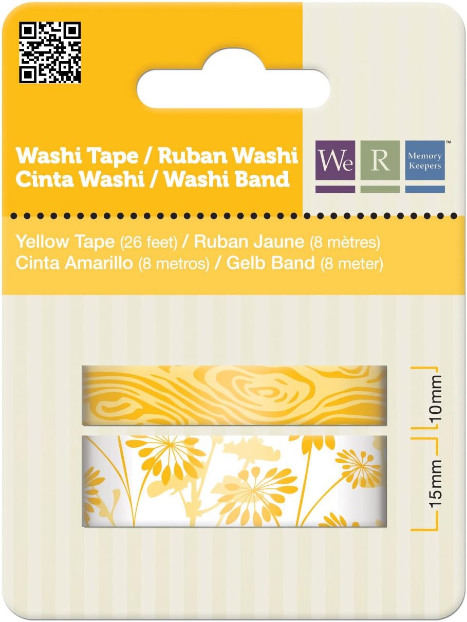 We R Memory Keepers Washi Tape, Yellow