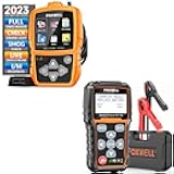 NT201 OBD2 Scanner with FOXWELL BT705 Car Battery Tester 12V 24V