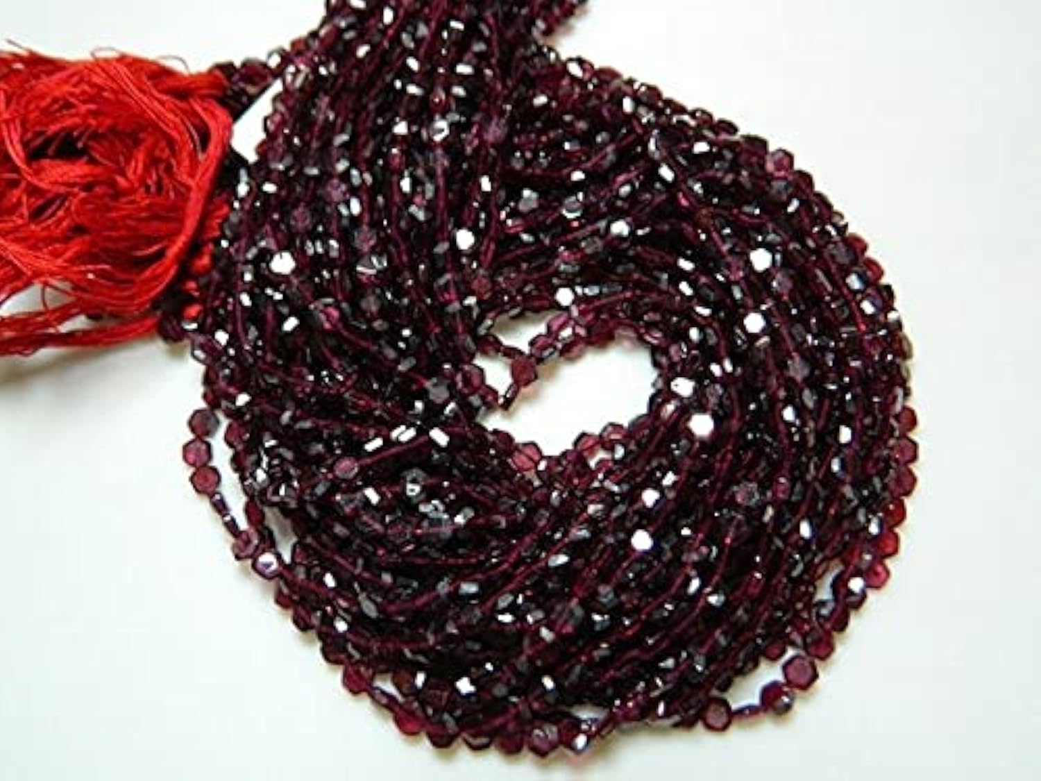 Garnet LKBEADS en perles taillées de 6mm pour bijoux d'exception