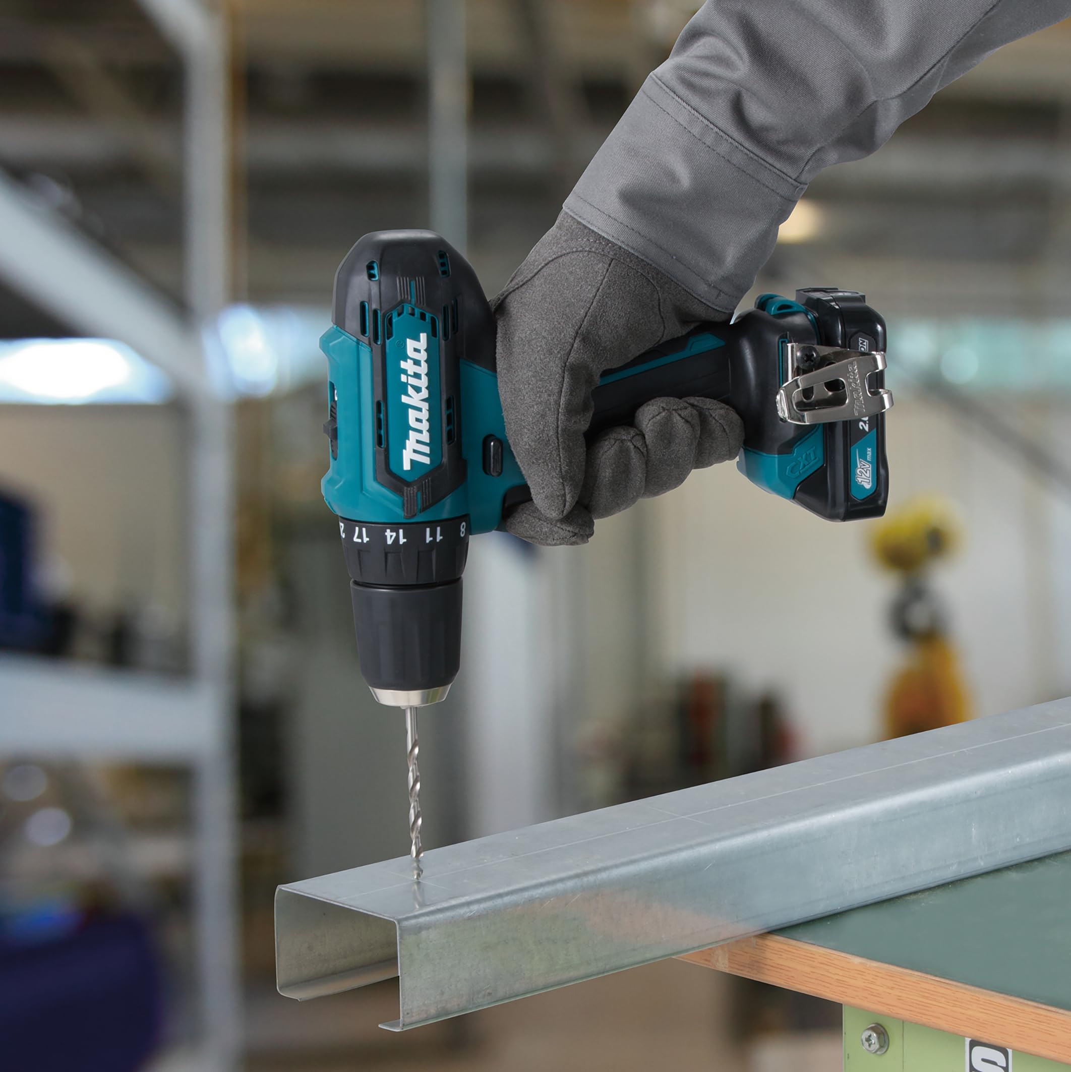 Makita DF333DZ DF333DZ-Taladro atornillador 12v CXT, 1 V, Nero, 3/8_pollice