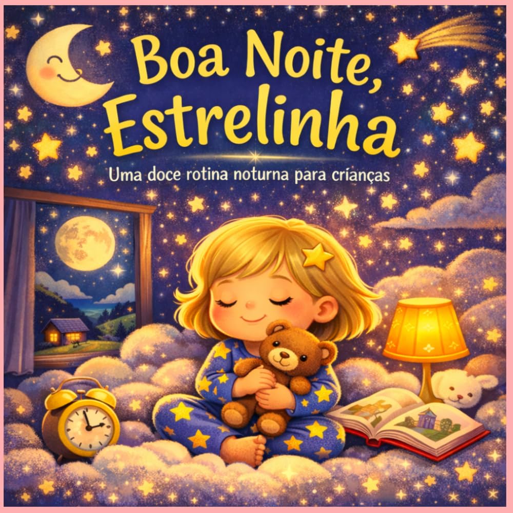 Hora de Dormir, Estrelinha!: Uma doce rotina noturna para crianças.