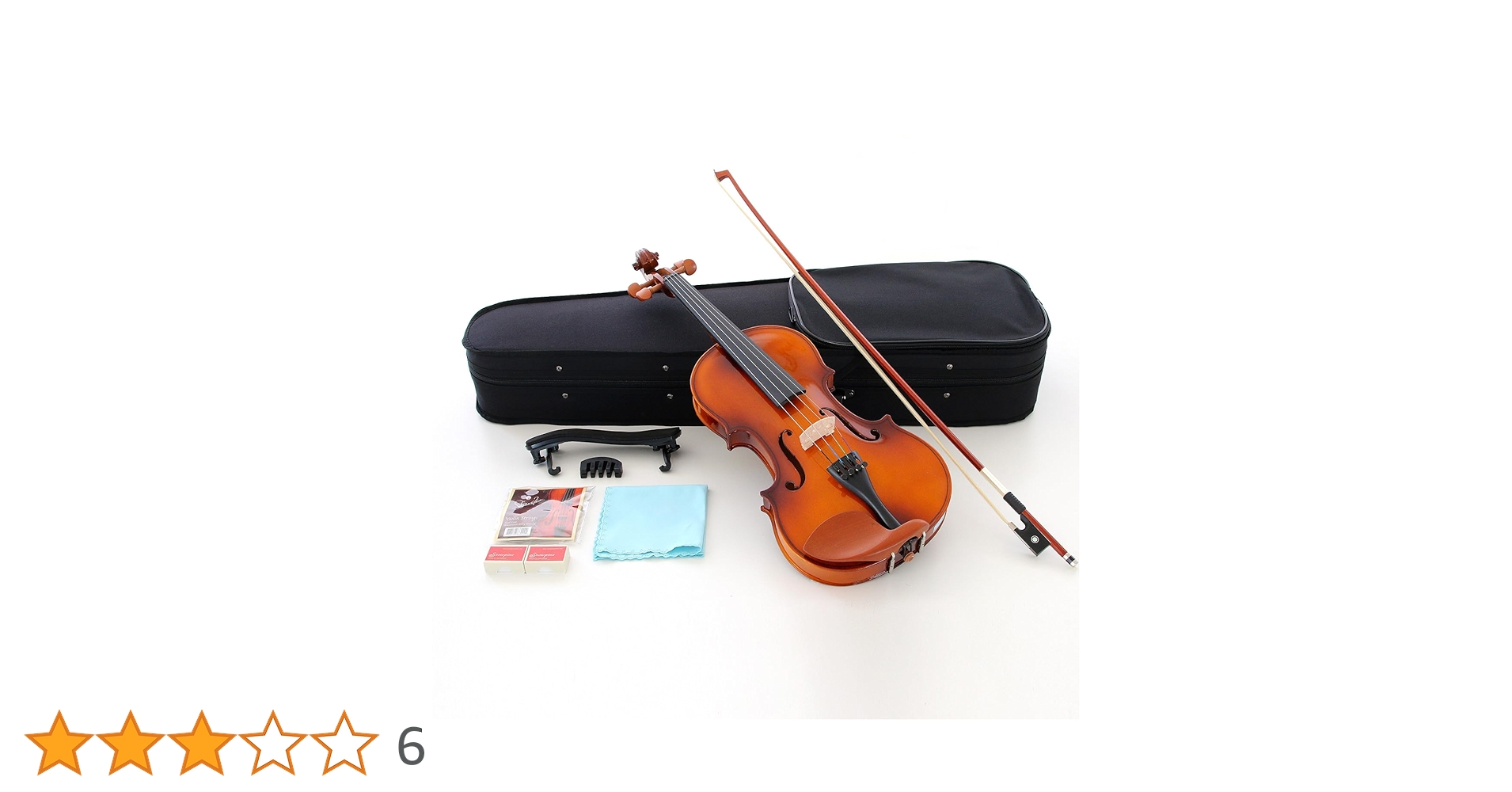 5196【程度良好】Bella Armonia 4/4 セミハードケース Amazon | バイオリンセット 初心者 入門者 4/4 大人用
