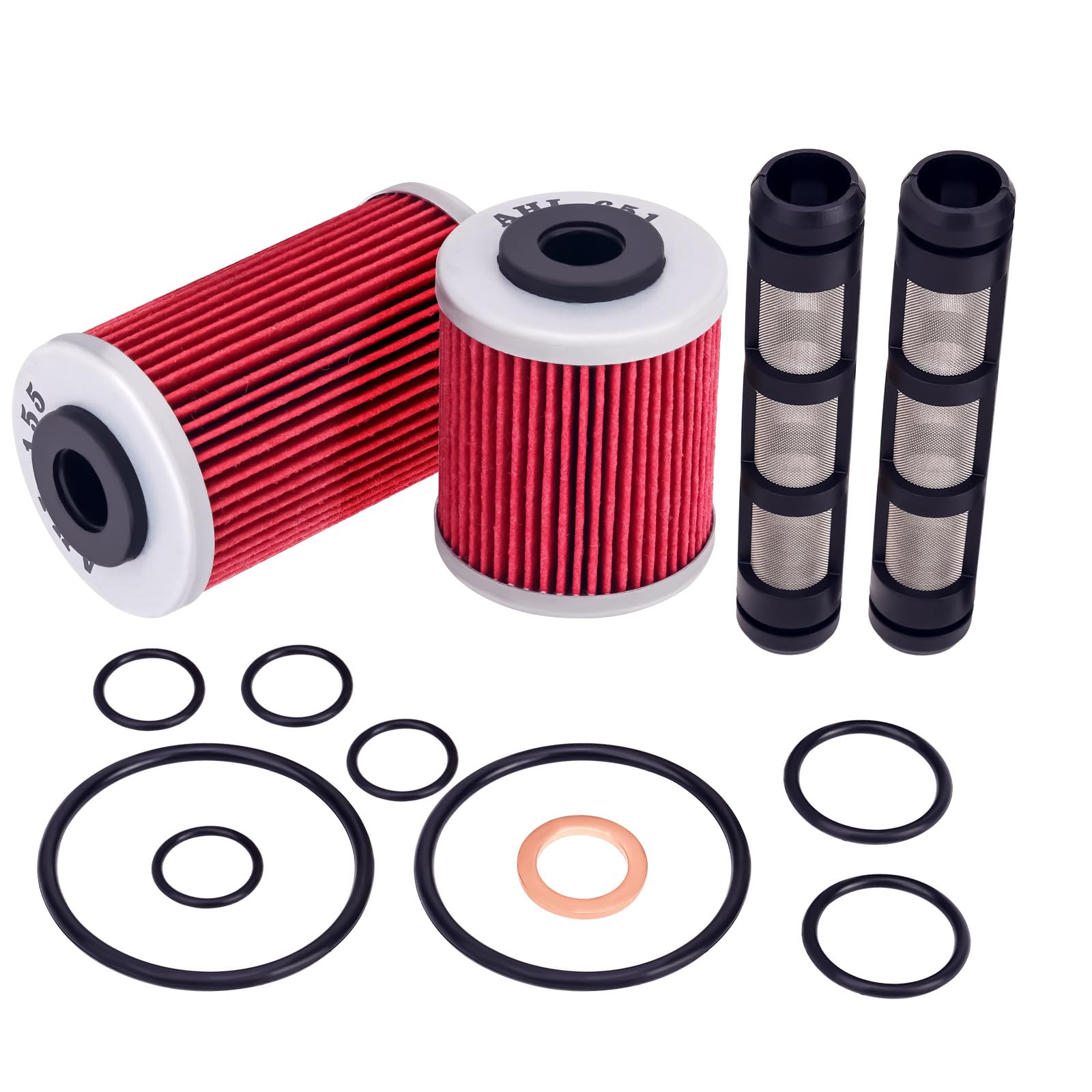 AHL Ölfilter-Reparatursets sind 75038046110 kompatibel mit 690 Enduro R/SMC R 2012-2023/701 Enduro 2016-2023/701 Supermoto 2016-2023/SVARTPILEN 701 2019 2020 2022/VITPILEN 701 2018 2019 2020 2022