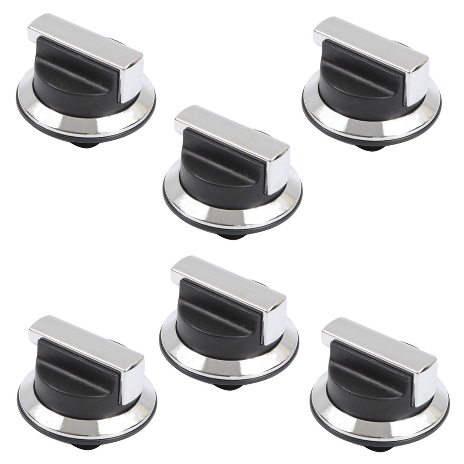 Spares2go Control Knob for Rangemaster Cooker Oven Hob (Pack of 6, Knobs)