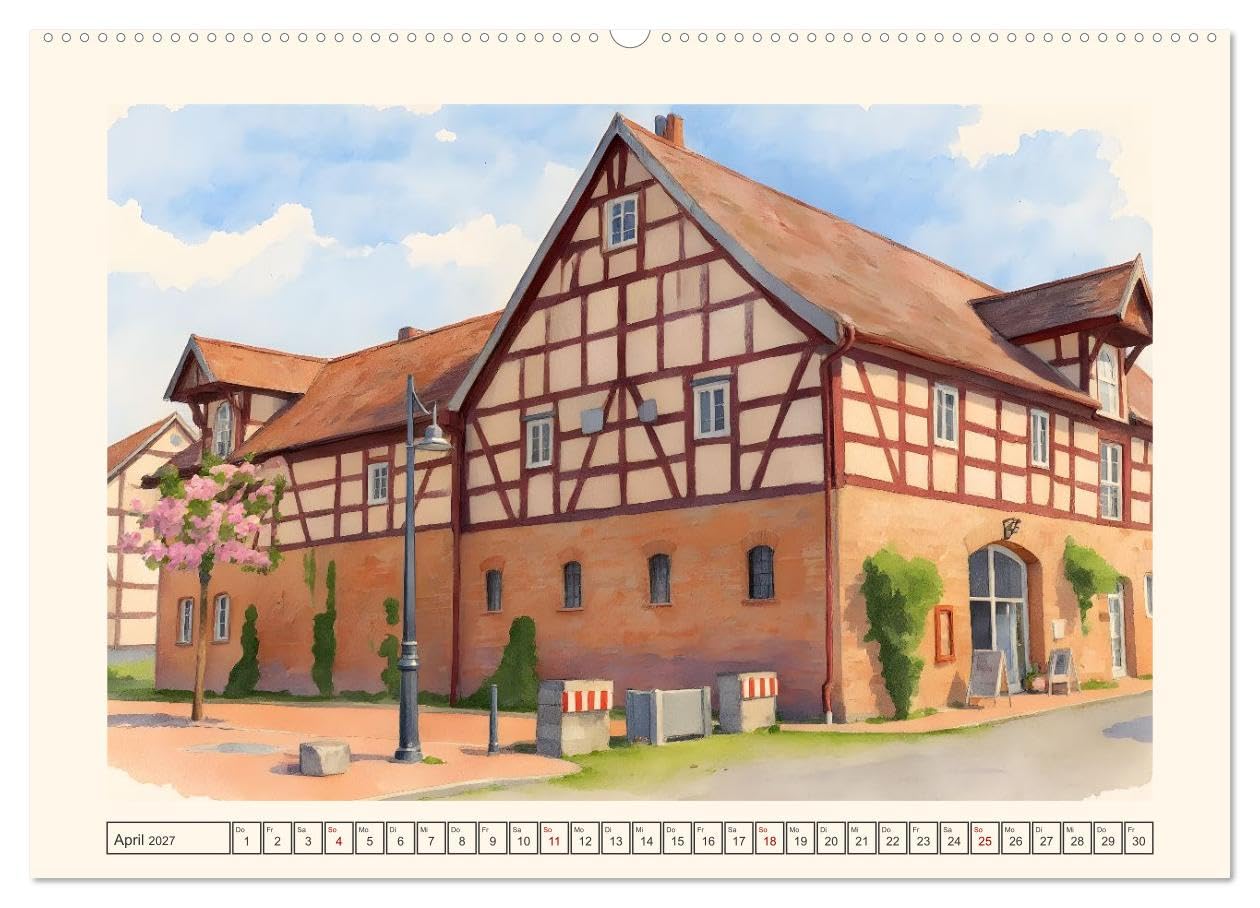 CALVENDO · Zauberhaftes Mecklenburg-Vorpommern (Kalender 2027) | DIN A2 Querformat · Premium-Wandkalender · zauberhafte Stadtkerne