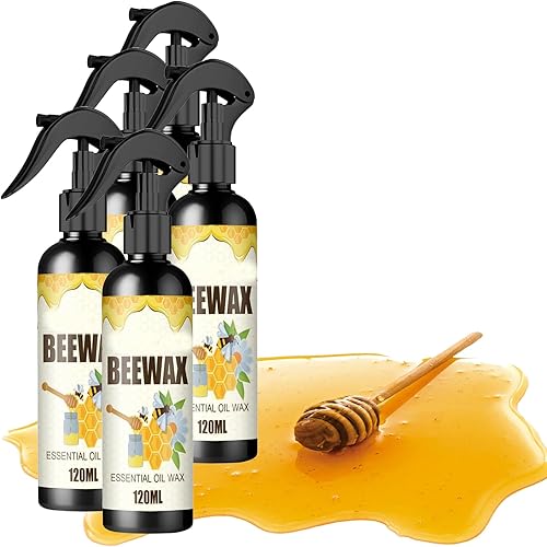 Miniatura 1 de Spray de cera de abeja micromolecularizada natural, cera de abejas para muebles, el espray original de cera de abeja para pulido de muebles y