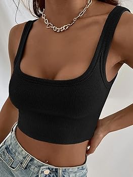 SansoiSan Women's Solid Color Basic Top Camisole Sleeveless