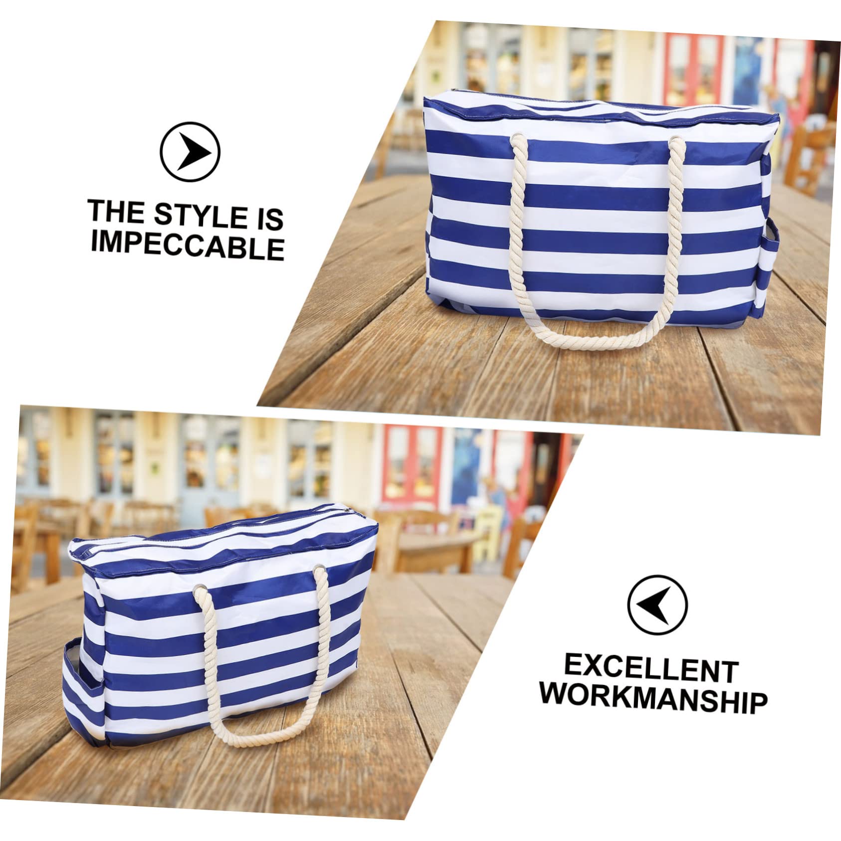 PACKOVE Bolsa de Playa Grande Bolsa de Playa para Viajes Capacidad para Toallas y Ropa Mar