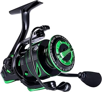Sougayilang Fishing reels Light Weight Saltwater Spinning Reel - 39.5 LB Carbon Fiber Drag,12+1 BB Ultra Smooth All Aluminum Inshore Reel