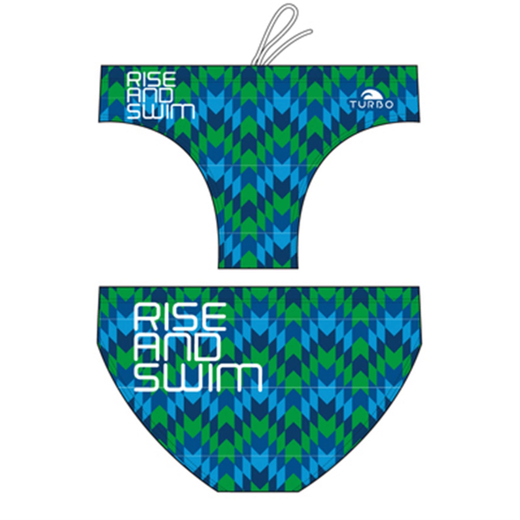 Bañador Slip Suits Rise and Swim de Waterpolo Competicion Natación y Triatlón Patrón de Ajuste cómodo