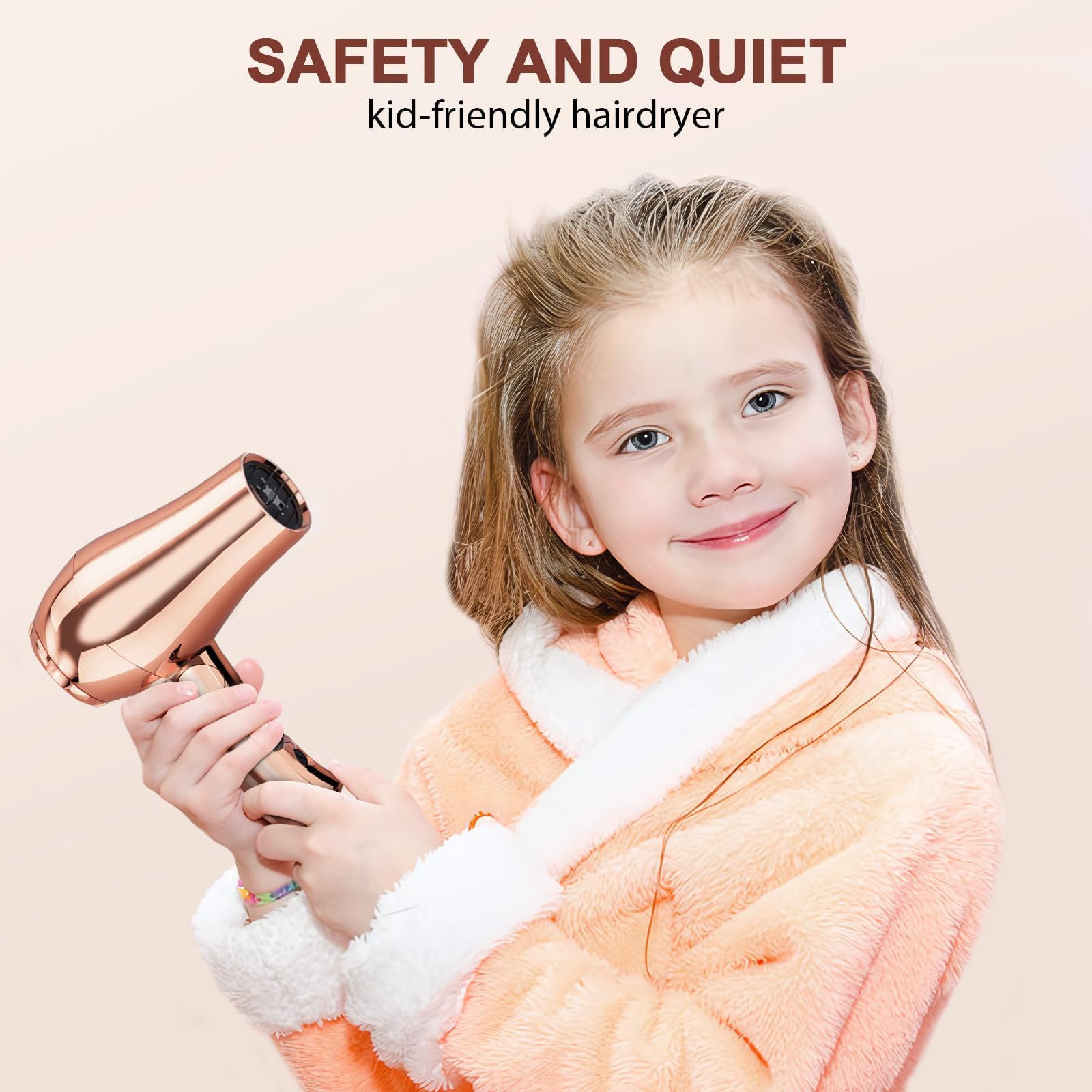 LURA Mini Portable Travel Hair Dryer with Dual Voltage